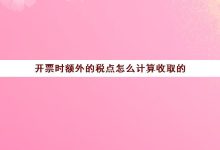 分析税点规定及其对费用的影响-优乐评测网