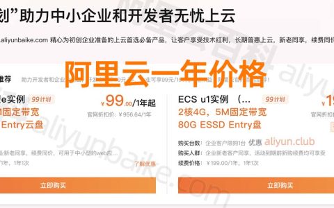 多少钱的云服务器适合使用