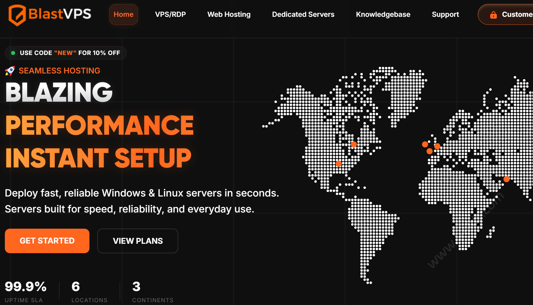 BlastVPS：Ryzen 9高性能VPS全场9折优惠，2核/4GB/40 GB/1Gbps@不限流量，月付$10.99起，可选德/法/美/英/加拿大/新加坡机房-优乐评测网