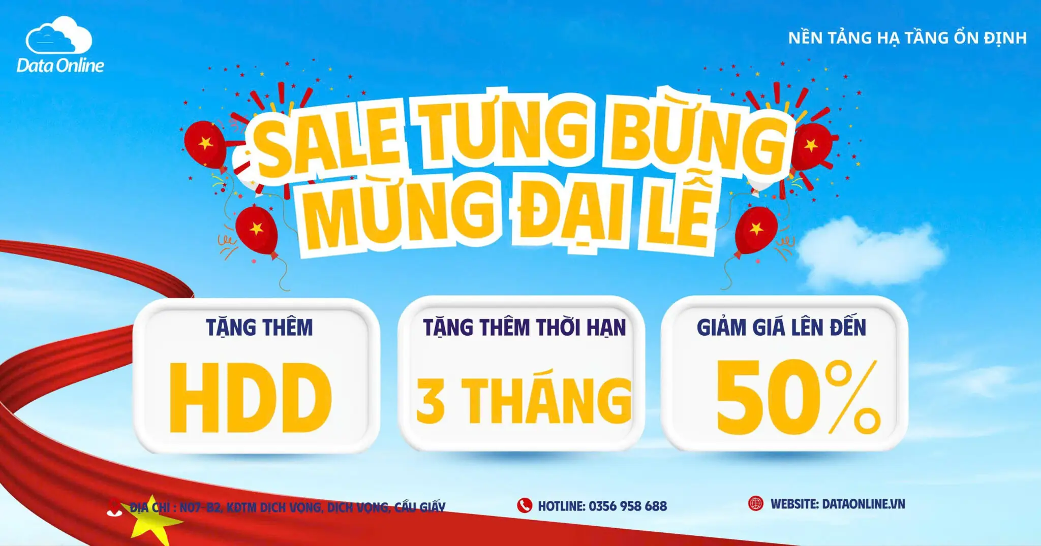 DataOnline：越南便宜VPS七折优惠，基于 OpenStack + CEPH，200Mbps不限流量，月付13元起-优乐评测网